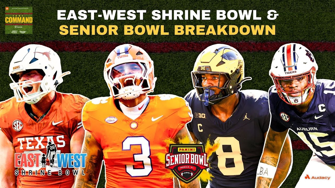 East-West Shrine Bowl & Senior Bowl Breakdown: T.J. Parker & Derrick Moore SHINE | Take Command