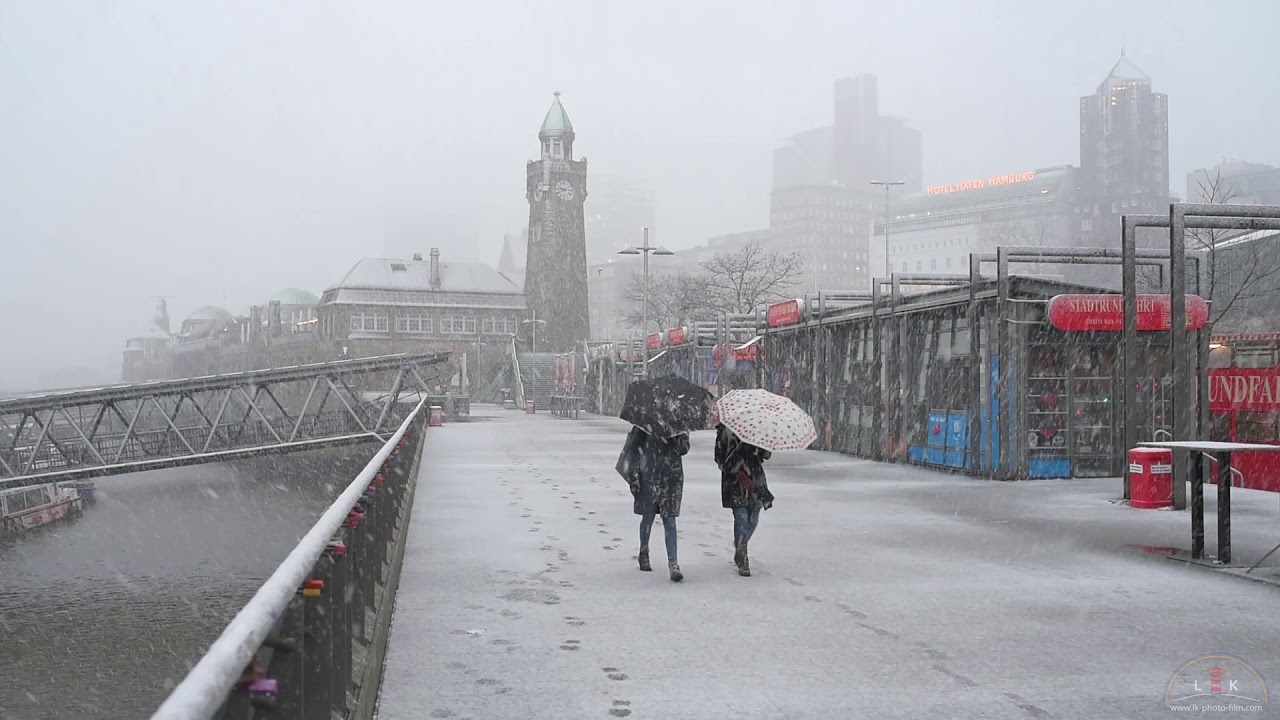 Heavy Snowfall in Hamburg, Jan. 18th, 2018