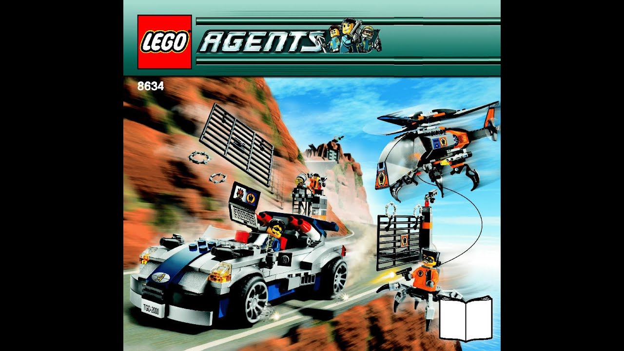 LEGO Agents | 8634 Turbocar Chase | Building instructions