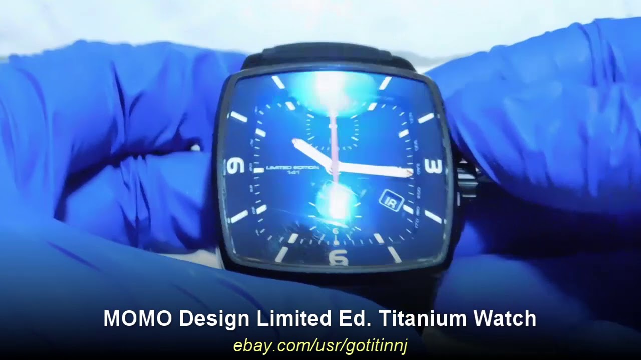 MOMO Designs Saphire Limited Edition #141 Watch - Swiss Automatic - Pre-Owned - No Box - SOLD