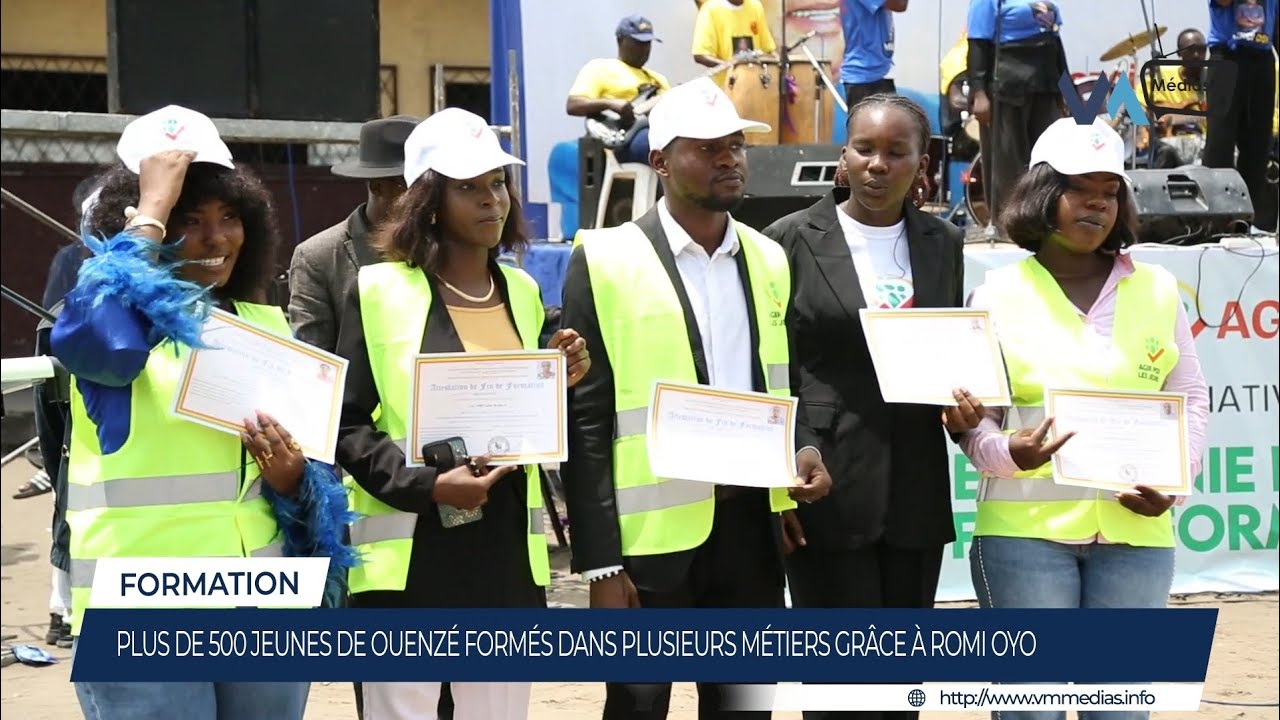 PLUS DE 500 JEUNES DE OUENZÉ FORMÉS DANS PLUSIEURS MÉTIERS GRÂCE À ROMI OYO