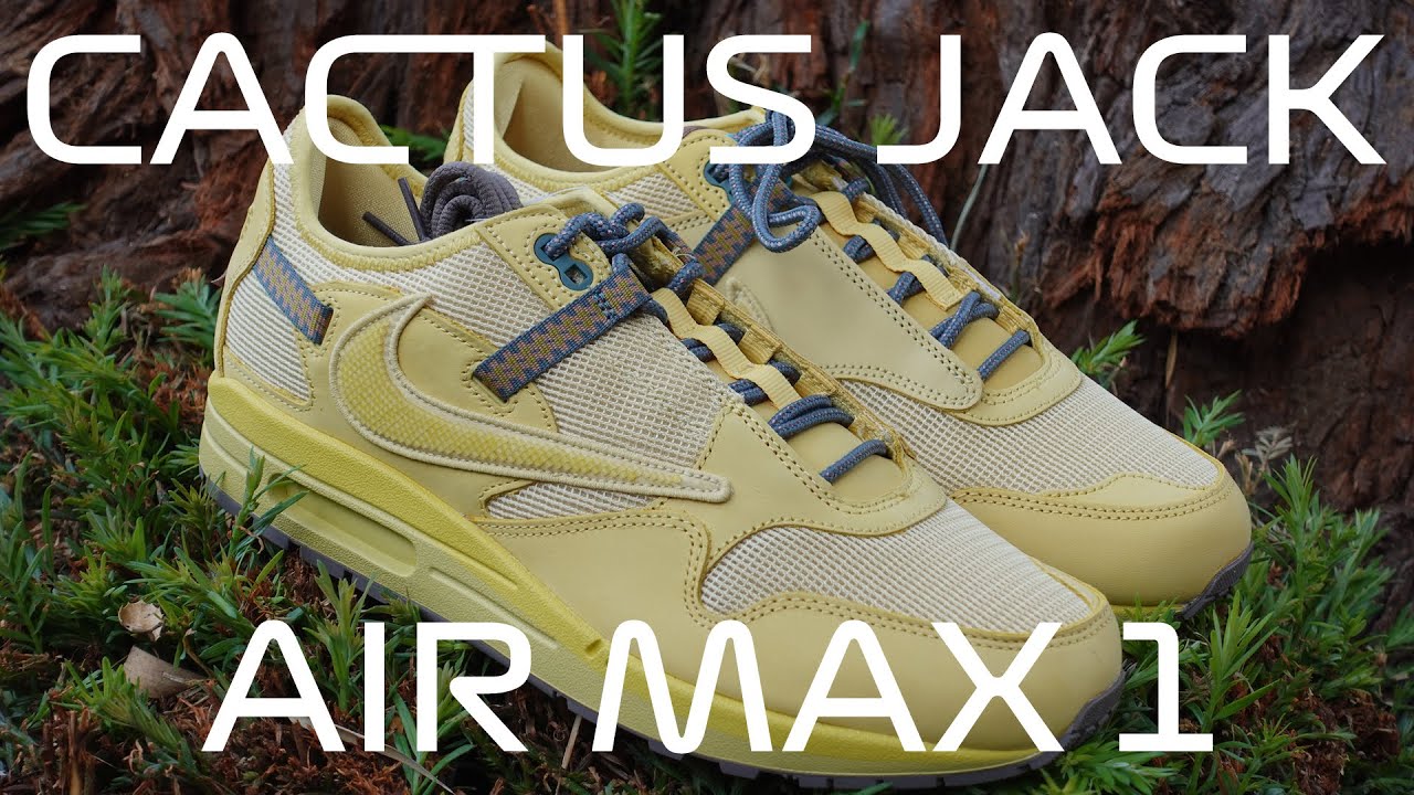 Travis Scott Cactus Jack Air Max 1 Saturn Gold! Amazing Swoosh Detail! Beads?!?👀