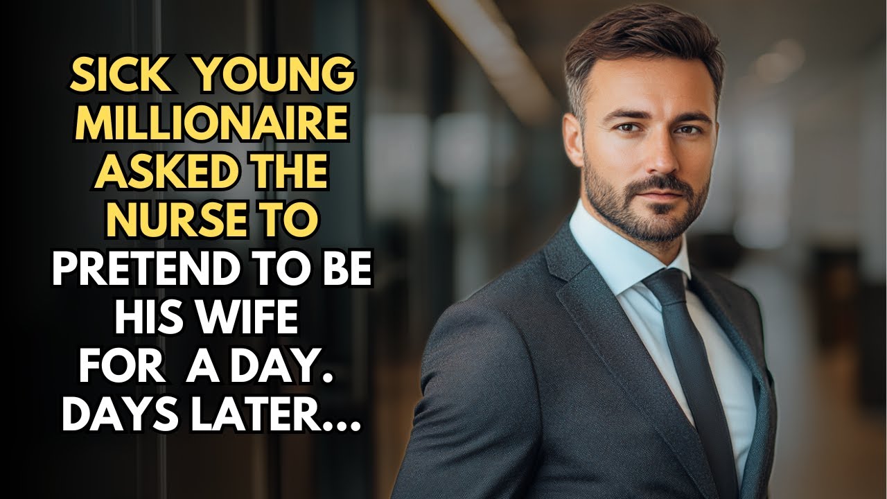 A SICK MILLIONAIRE ASKED THE NURSE TO PRETEND TO BE HIS WIFE FOR A DAY... DAYS LATER...