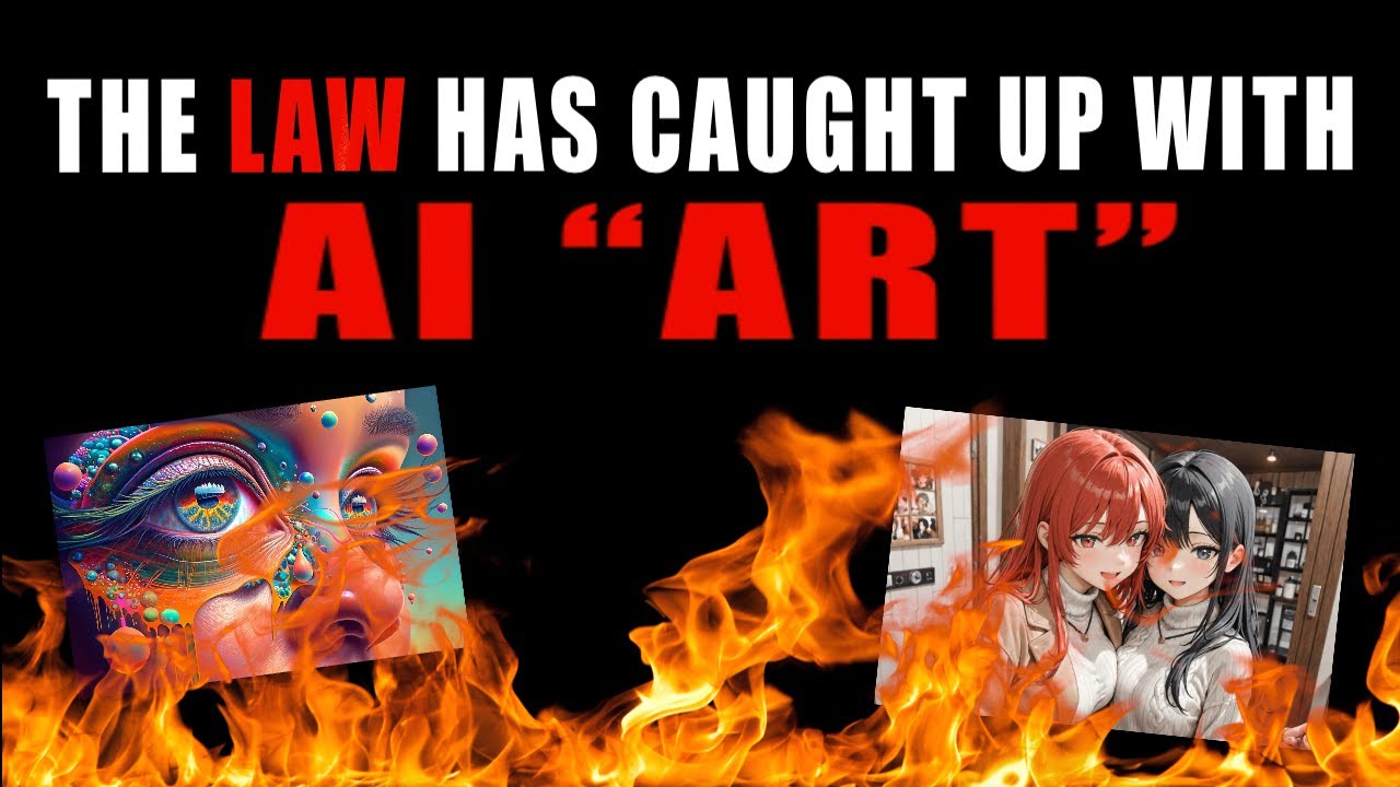 THE LAW HAS FINALLY CAUGHT UP WITH AI “ART” | Basics on AI Ethics + News About AI Law