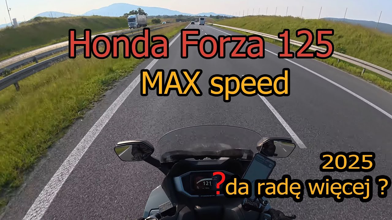Honda Forza 125 2025 |  Prędkość MAX