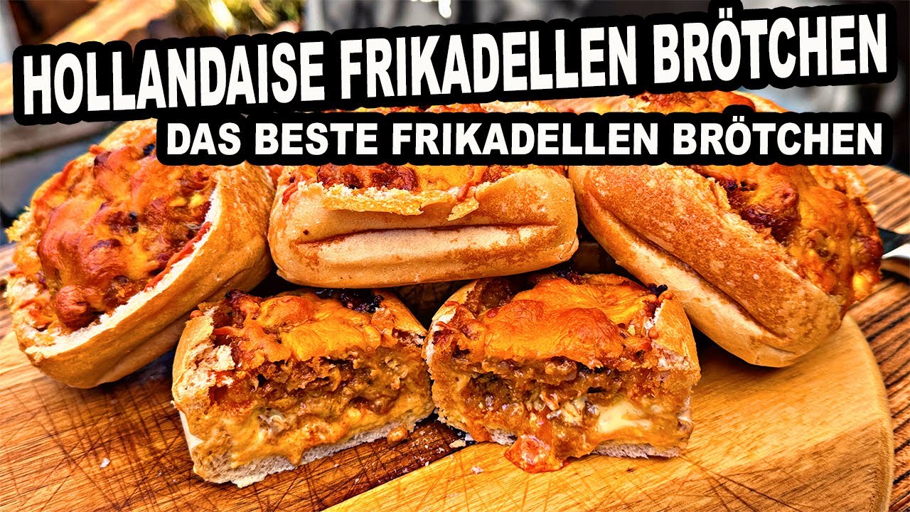 Hollandaise Frikadellen Partybrötchen vom Grill | Das beste Frikadellen Brötchen| The BBQ BEAR