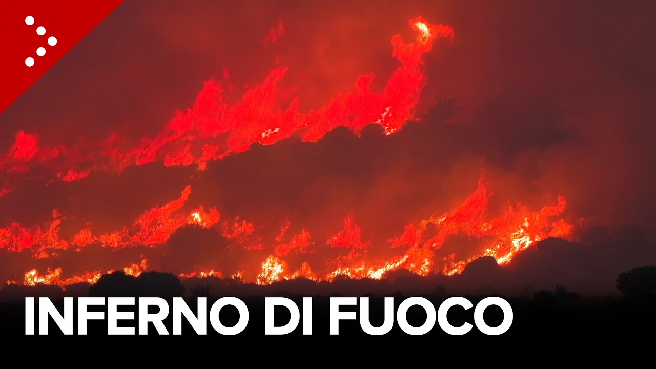 Incendi in Sicilia, inferno di fuoco tra Custonaci e San Vito Lo Capo: Monte Cofano in fiamme