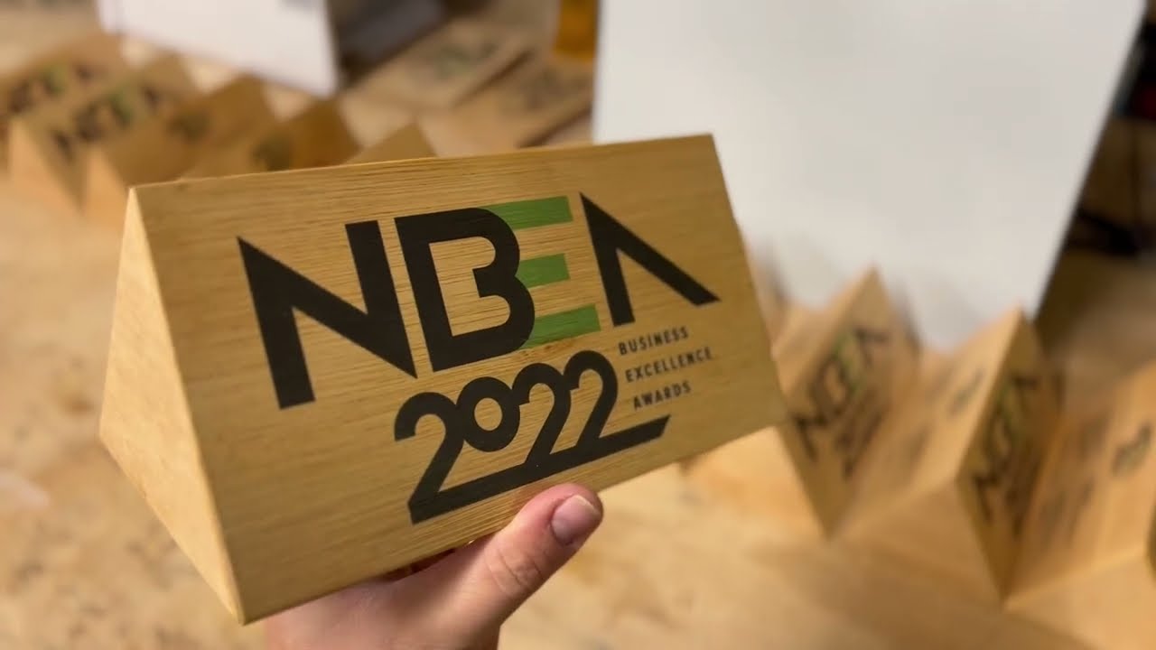 Bespoke Wooden Award - UV Printed