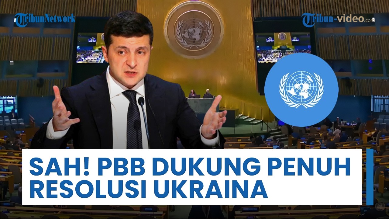 Ukraina Peroleh Dukungan Majelis Umum PBB soal Resolusi Integritas Teritorial, AS Pilih Abstain