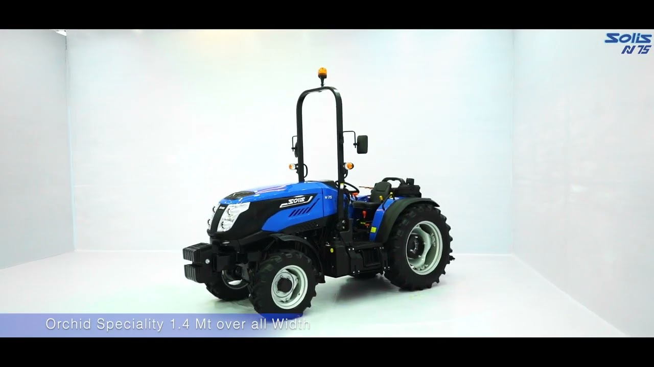 Solis N 75 is great for composed farming, spraying, and orchard applications