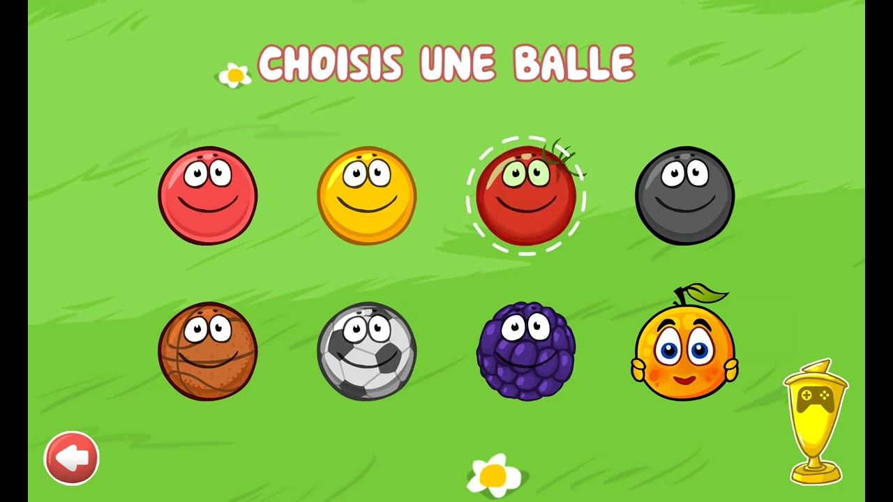 Red ball 4 balles cachées