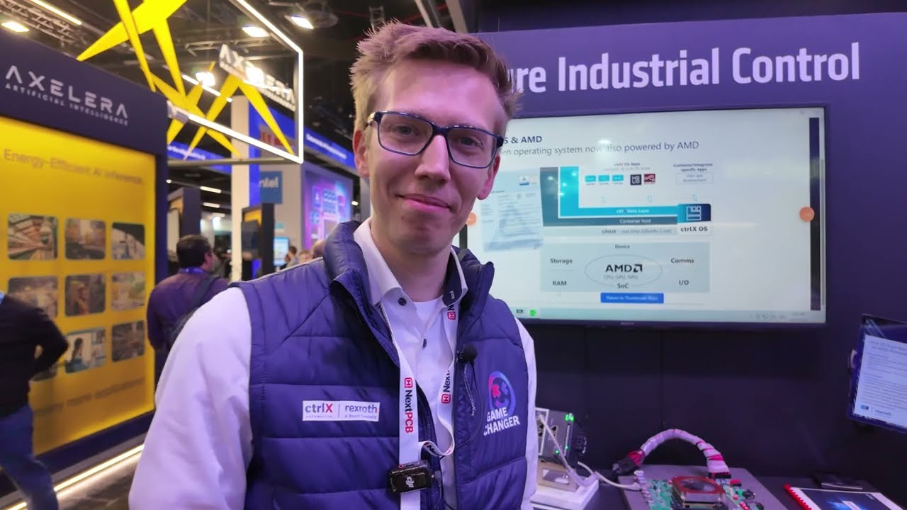 Bosch Rexroth ctrlX OS на AMD: безопасное промышленное управление, программные ПЛК, Node-RED, пер...