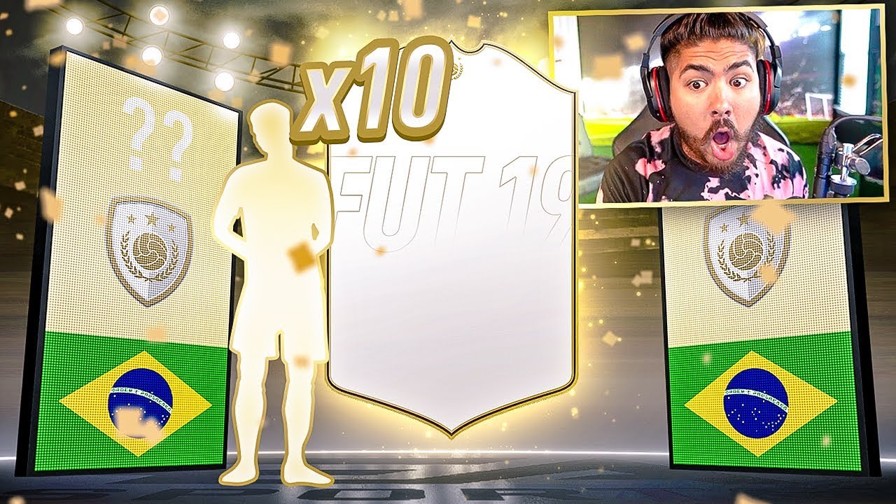 THIS IS WHAT I GOT IN 10 ICON PACKS!! FIFA 19