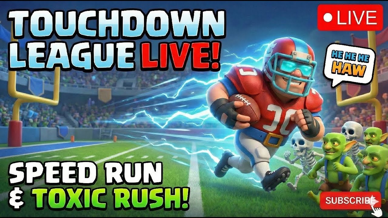 🔴​TOUCHDOWN LEAGUE SPEEDRUN 🏈 100% Win Rate Strategy ⚡