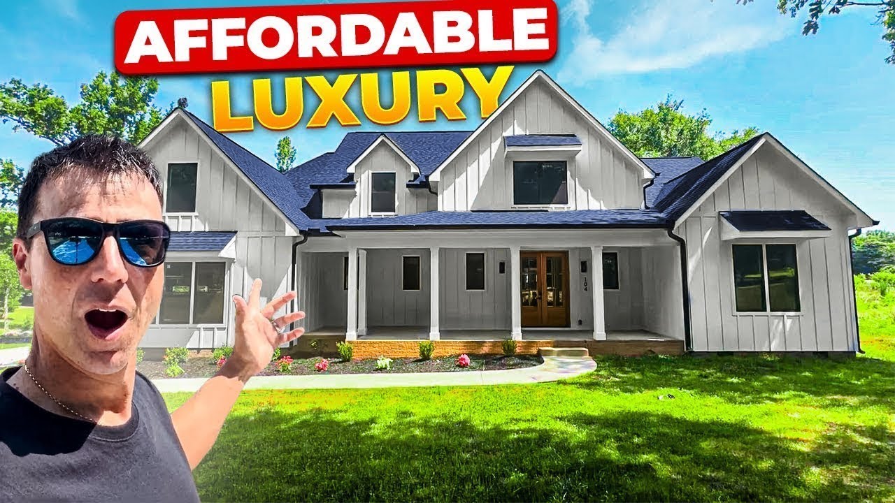 LARGE Charlotte North Carolina Homes Cheaper Than We’ve EVER seen 💰  Semi-Custom Craftsman Finishes