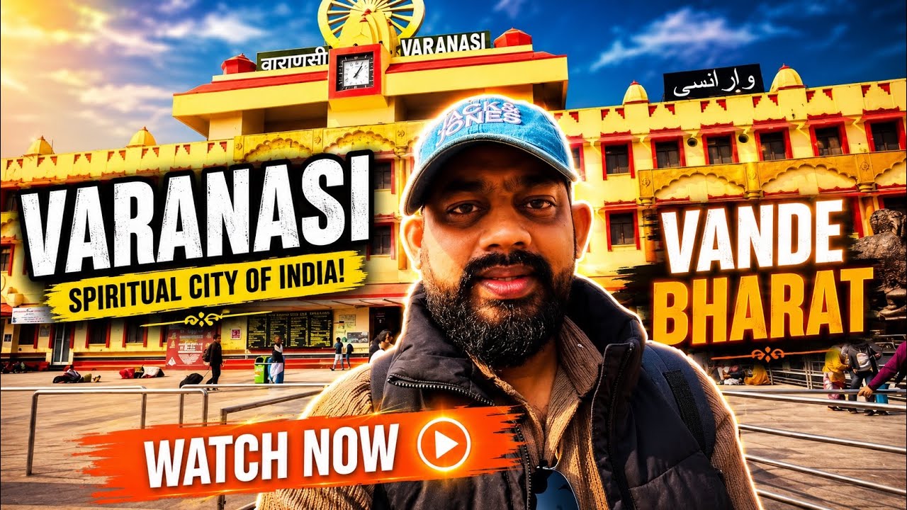 VARANASI VANDE BHARAT VLOG #like #banaras #anchal #varanasi #vandebharatexpress #vandebharat #travel