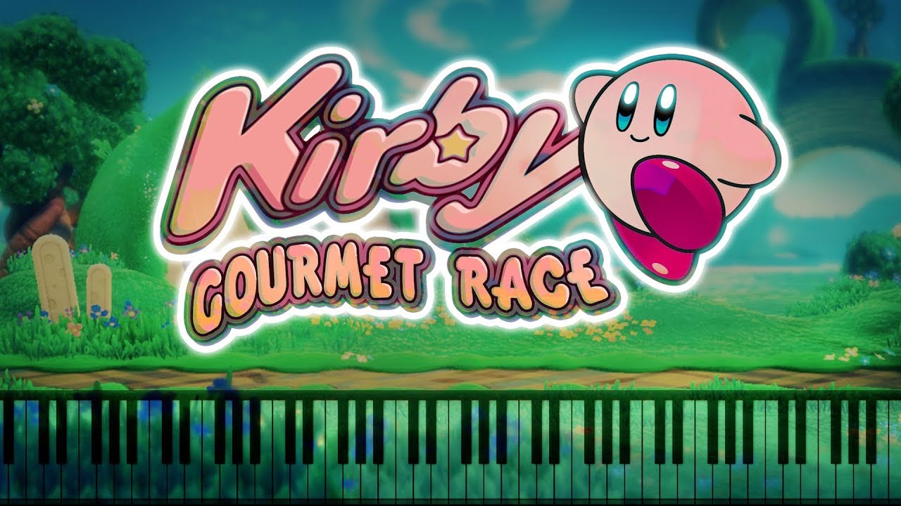 Synthesia [Piano Tutorial] Kirby - Gourmet Race