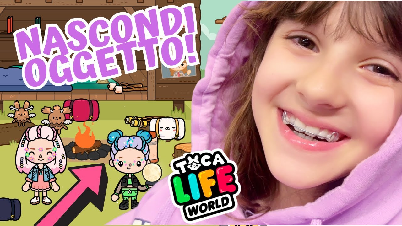Regalo e Nascondi Oggetto su Toca World...mentre siamo bloccate in treno!