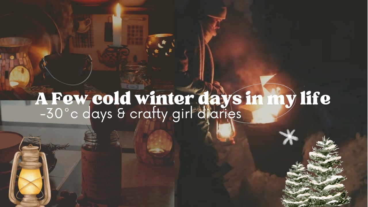 🌞a few cold winter days in my life | Crafty girl diaries | slow living 🧚