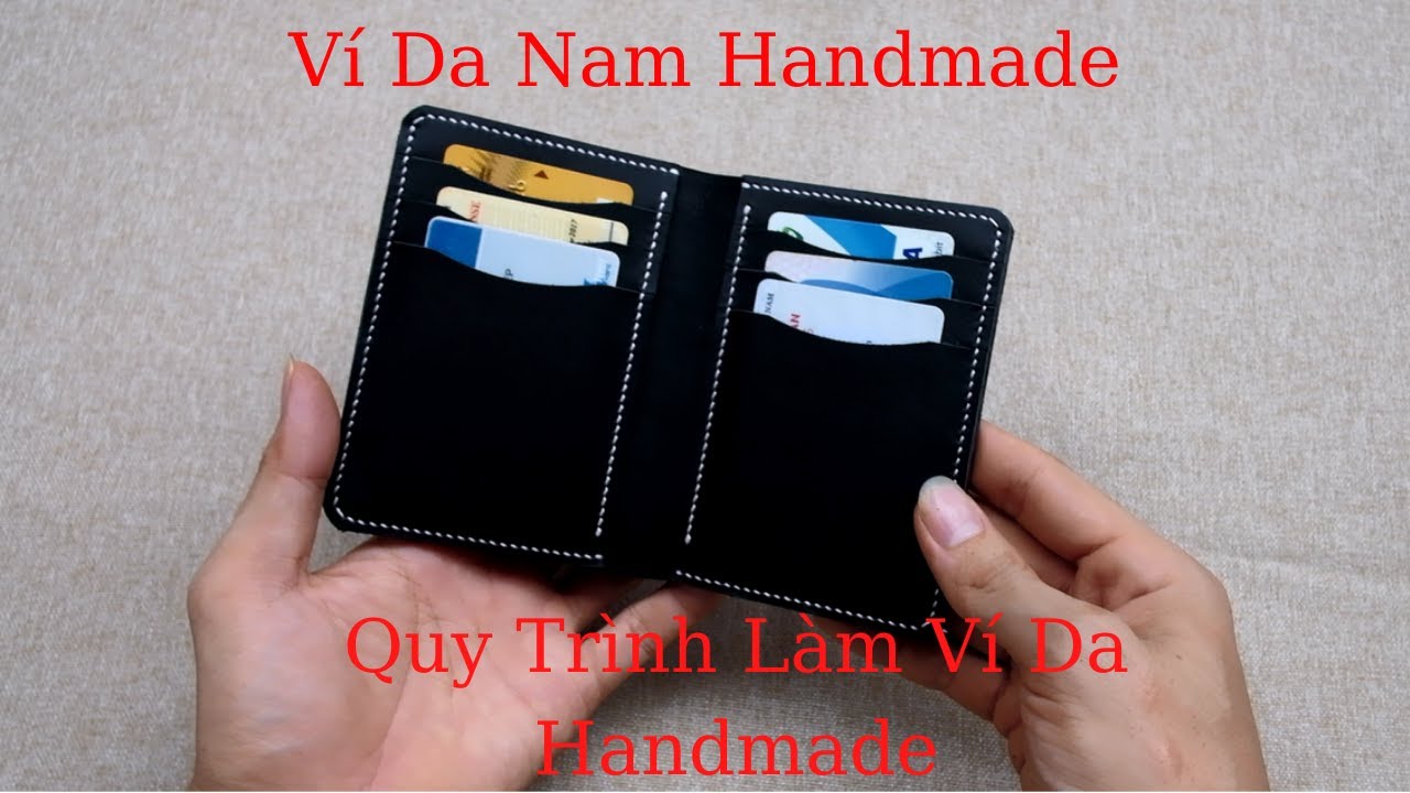 V&iacute; Da Nam - Hướng dẫn l&agrave;m v&iacute; da nam handmade