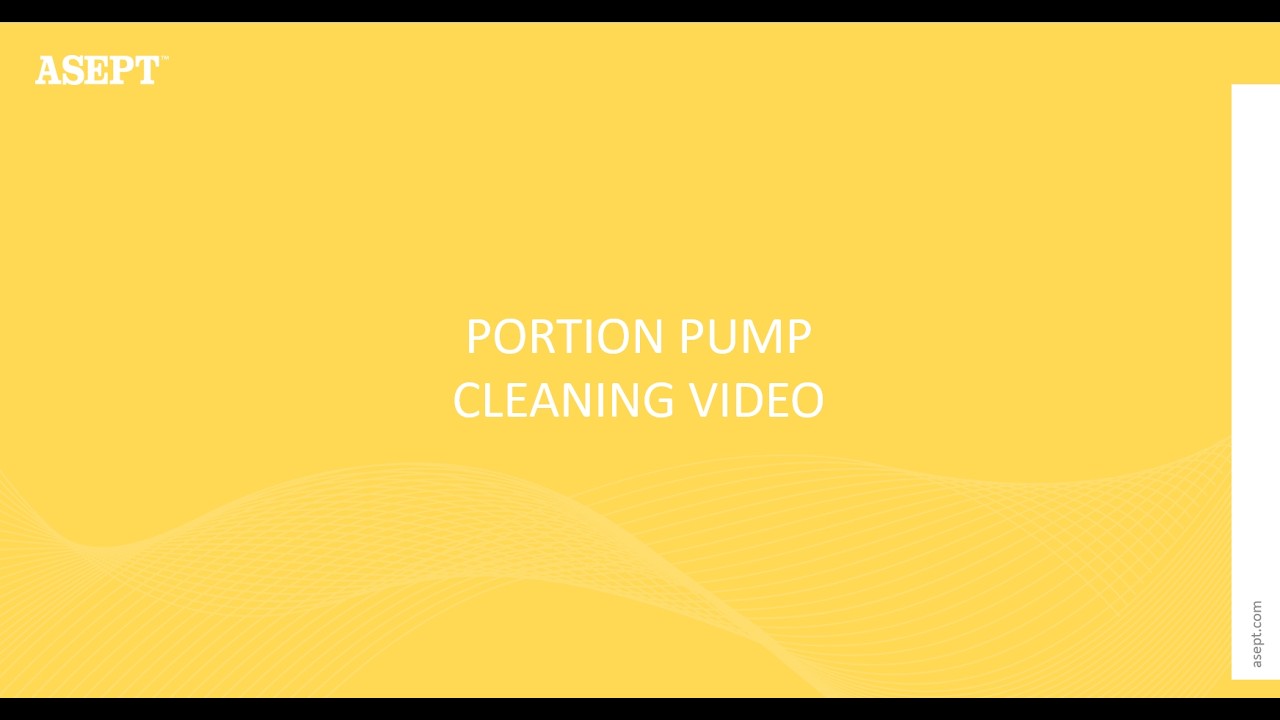 Portion Pump Cleaning Video | ASEPT