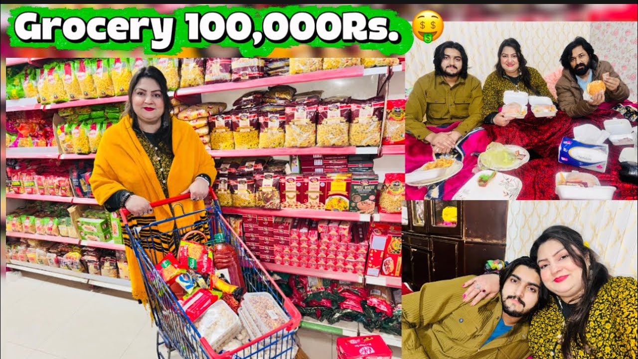 1 Lakh ki Grocery 🤑🛍️🛒 Krli Asifa ne😱 Gaon Se Bawaya Desi Fresh Gur 😍😋