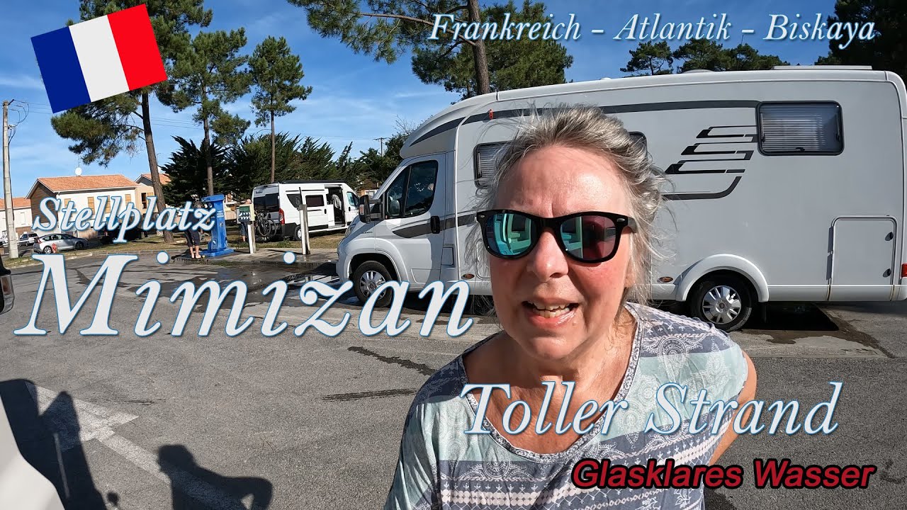 Mimizan | toller Strand | Glasklares Wasser | Stellplatz | Frankreich Atlantik Biskaya # 19