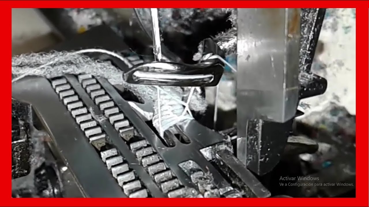 Puesta a punto de la overlock industrial ( FACIL )