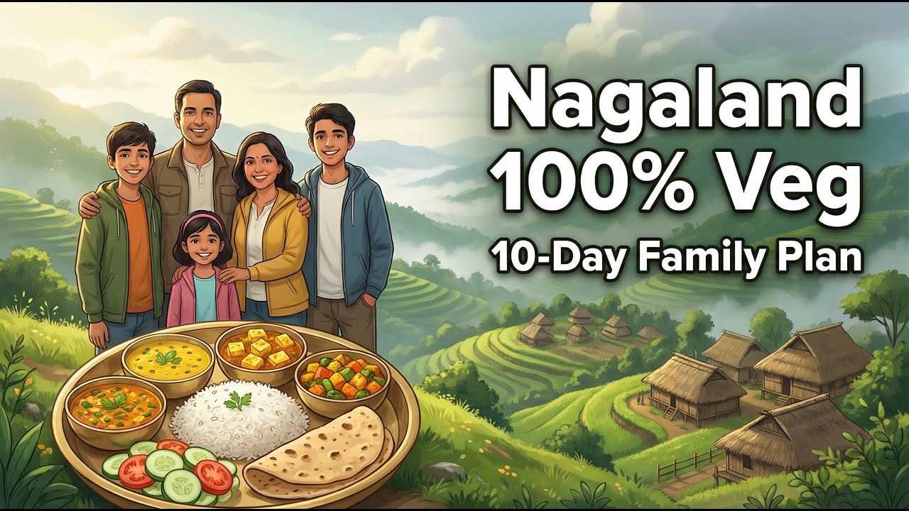 Explore Nagaland 100% Veg | 10-Day Family Itinerary for Vegetarian, Jain & Sattvik Travelers