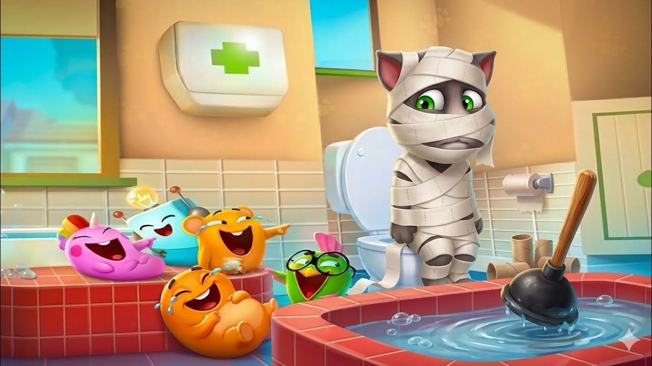 My Talking Tom 2 Lunar New Year update Mummy Tom Unlocked Gameplay Android ios 