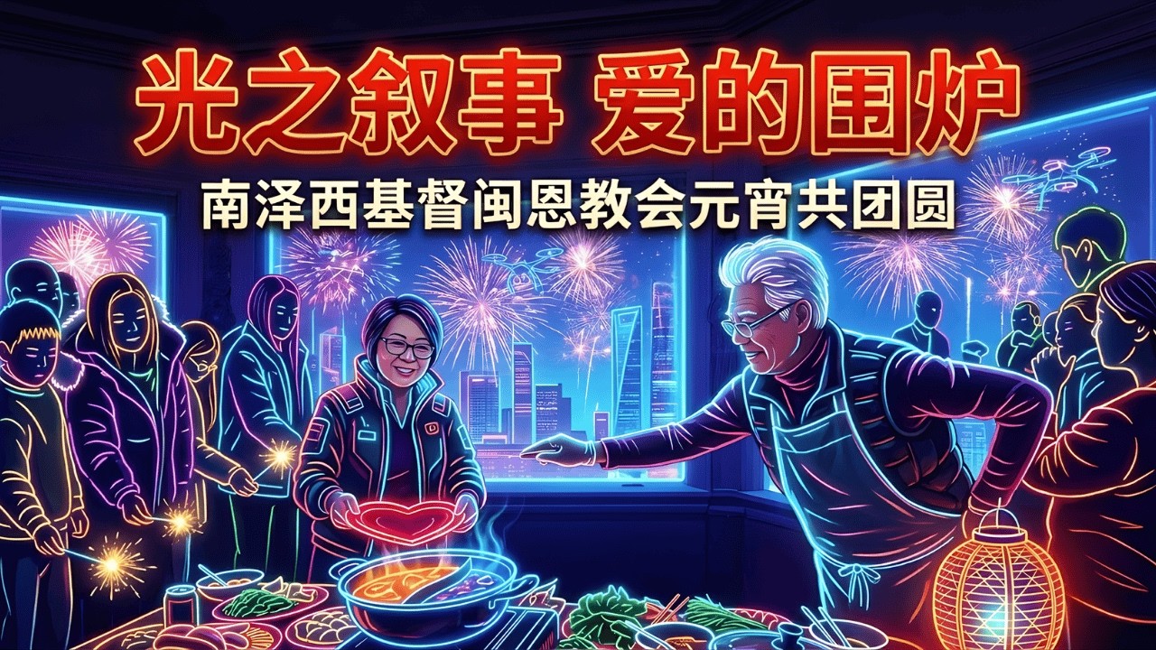 正月十五将至，团圆在良宵，在耶稣里我们是一家人｜火锅围炉，教会爱宴｜南泽西基督闽恩教会