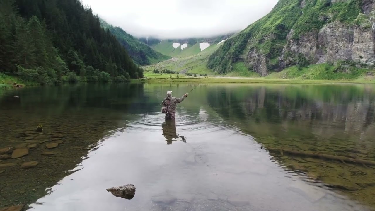 Австрия Хинтерзее земля Зальцбург Волшебное Озеро Отпуск Горы Urlaub Österreich Hintersee Mittersill