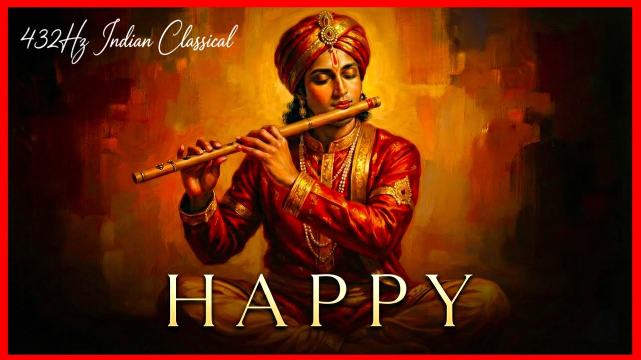 Lofi 30 minutes Stress Relief Music | 432Hz Indian Classical Raga for Deep Sleep & Anxiety