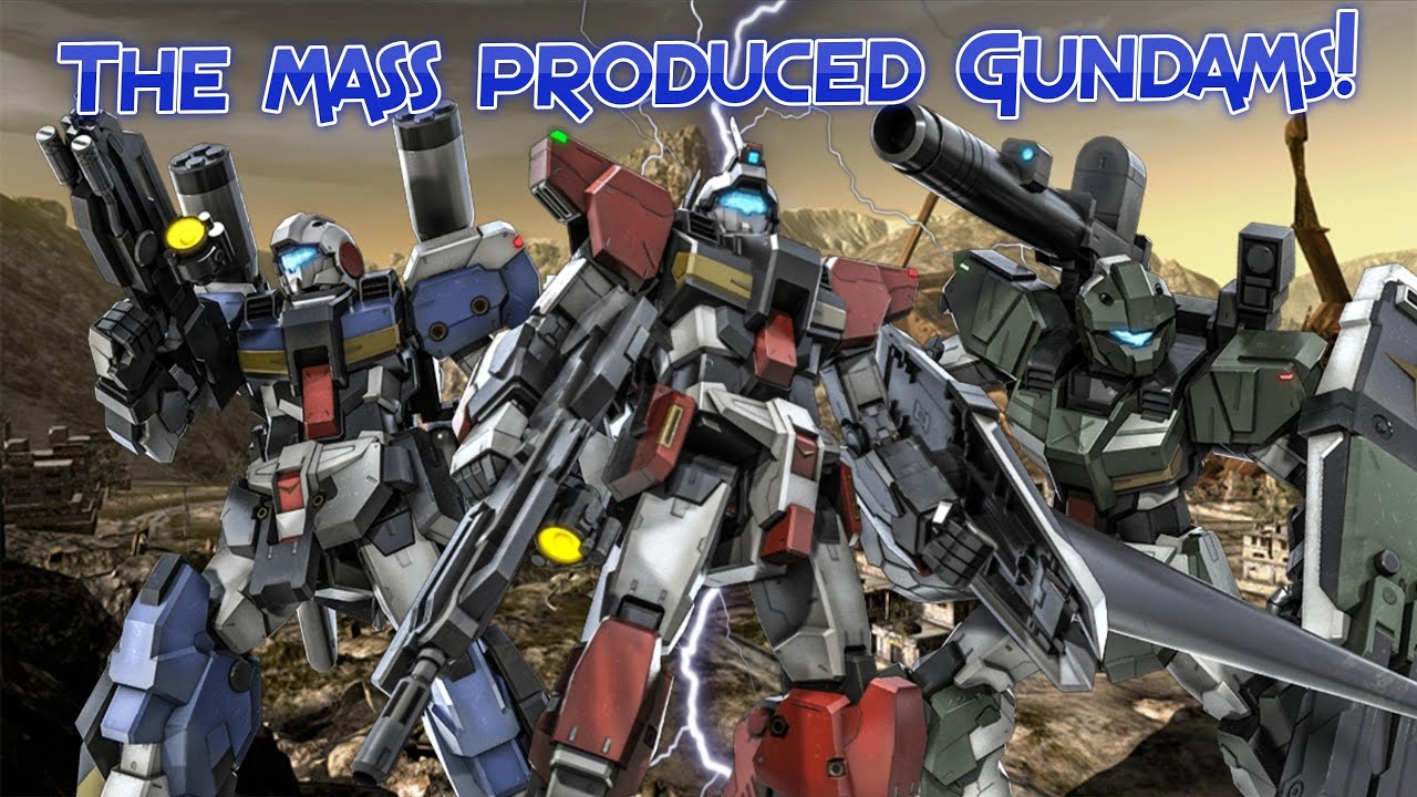GBO2 G-Lines (Post-Buff): The Federation's mass-produced Gundams!