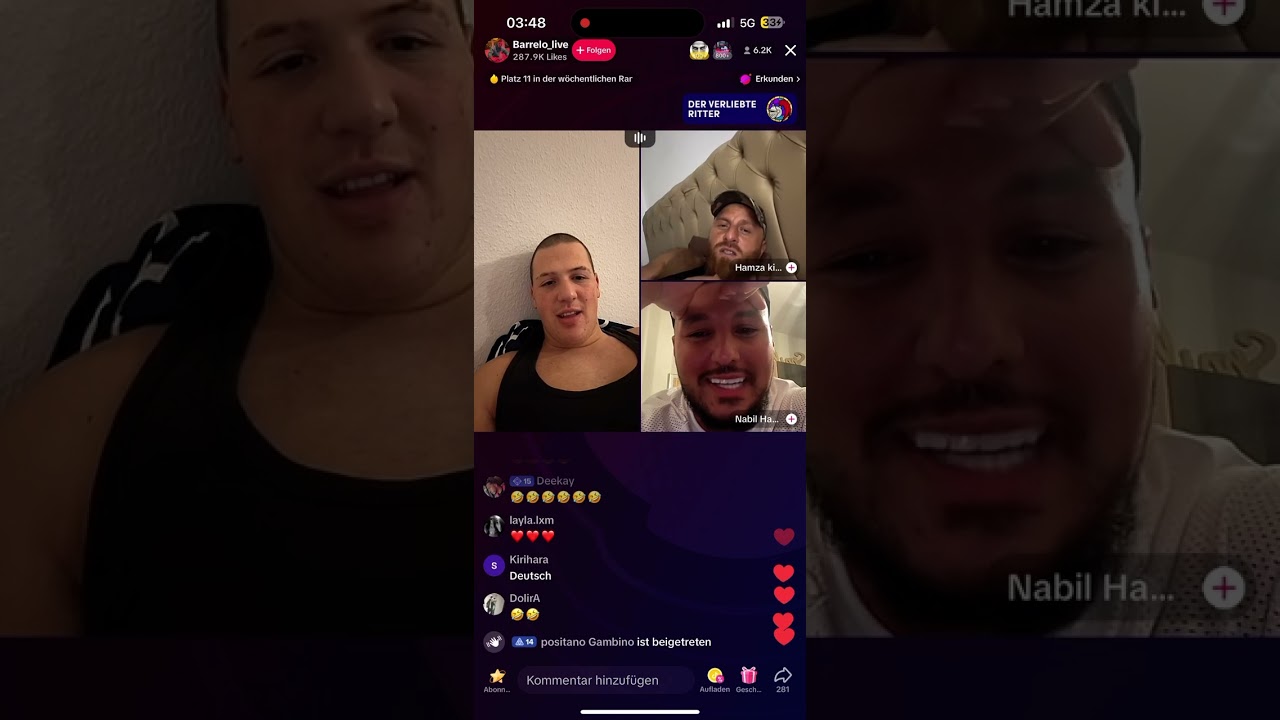 Nabil vs Hamza / Barello seine Familie wird beleidigt😱