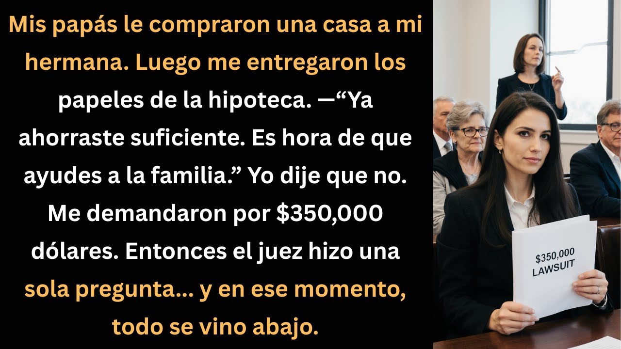 Mis padres me dejaron la hipoteca, dije NO y me demandaron. El juicio lo cambió todo.