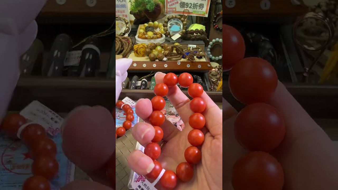 時予鎏藏&眼緣坊 天然 保山南紅 東山料 🈵紅🈵肉 超紅柿子 大尺寸 大手圍 圓珠 手串 2026紅起來📿 南台灣現貨