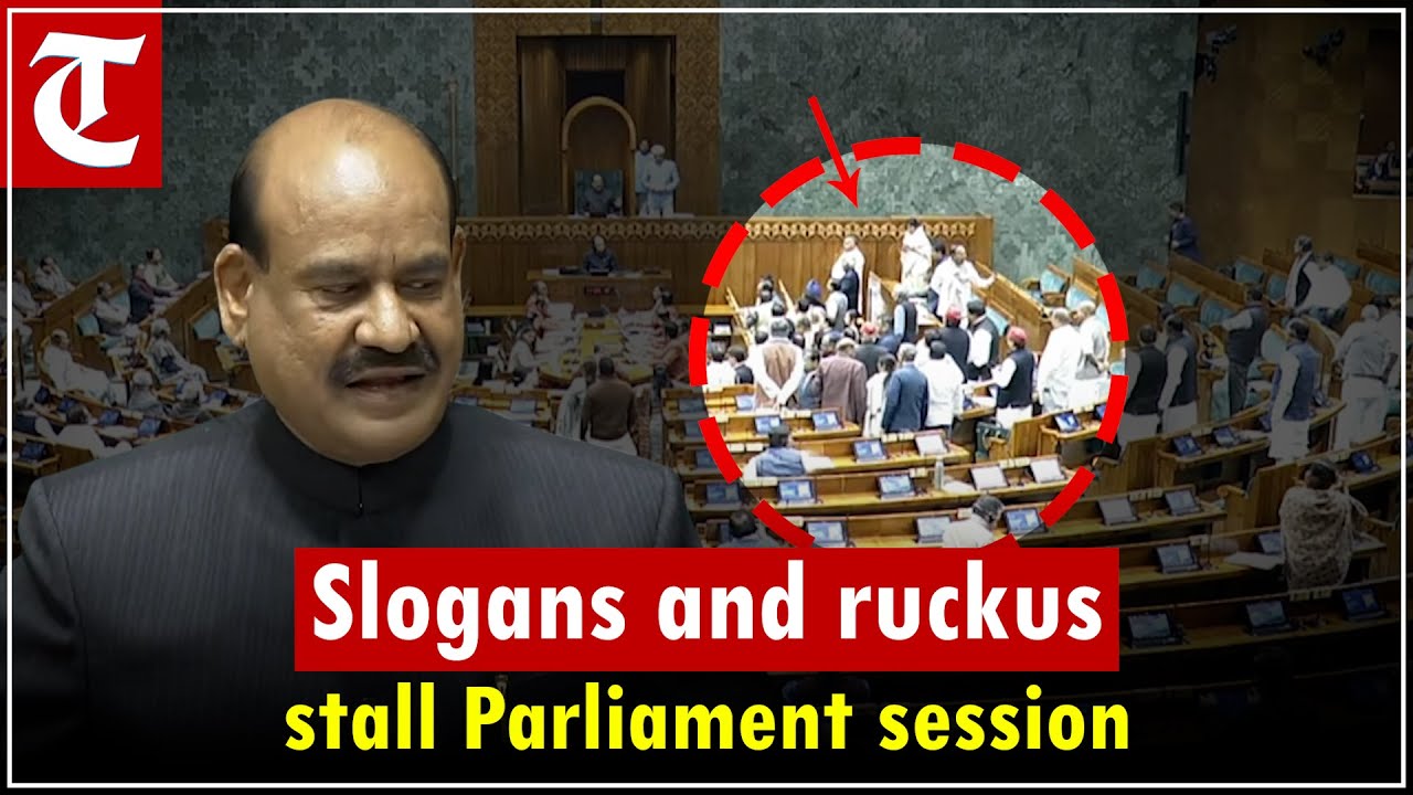 Lok Sabha Chaos as Opposition Protests Disrupt Question Hour, Om Birla Adjourns House