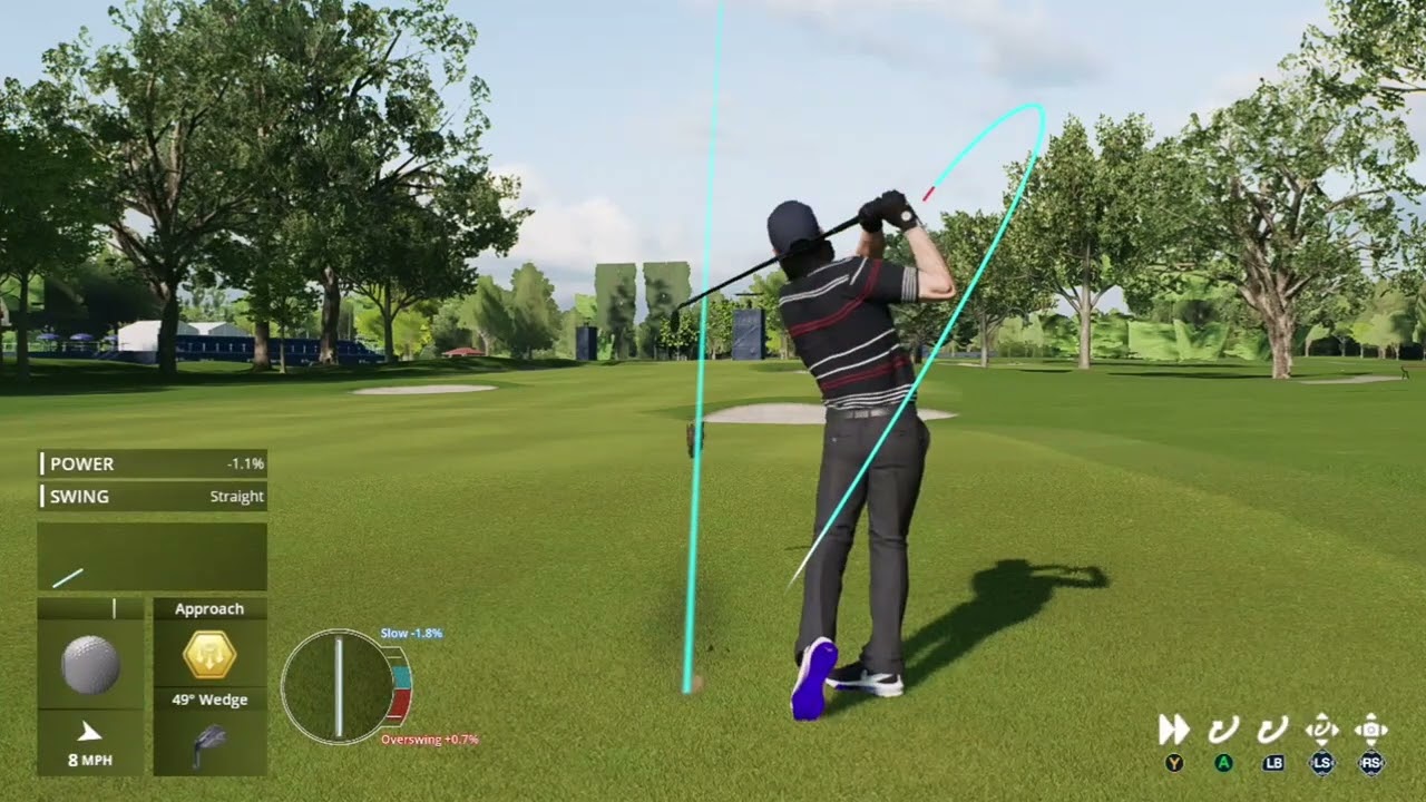 EA SPORTS PGA Tour STROKE Olympia Fields BT -9