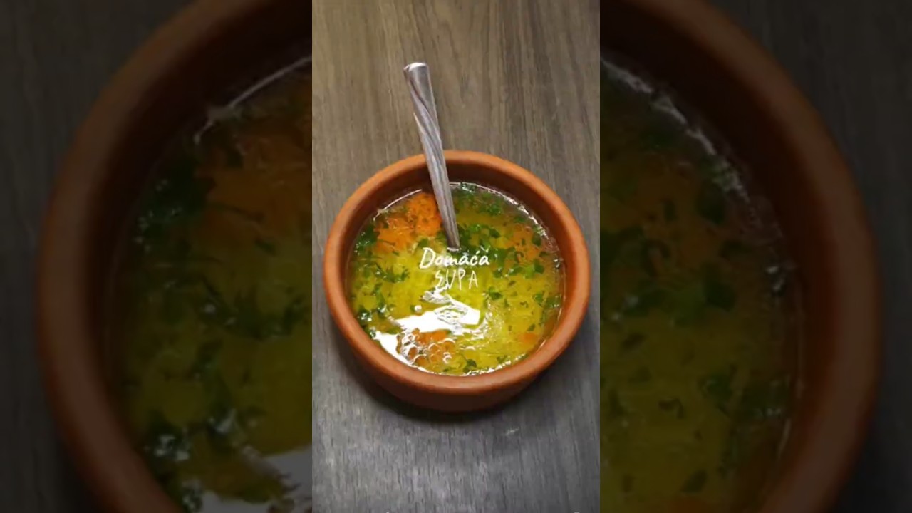 Prava domaća supa 🥕🧅🌿 #shorts #supa #juha #soup