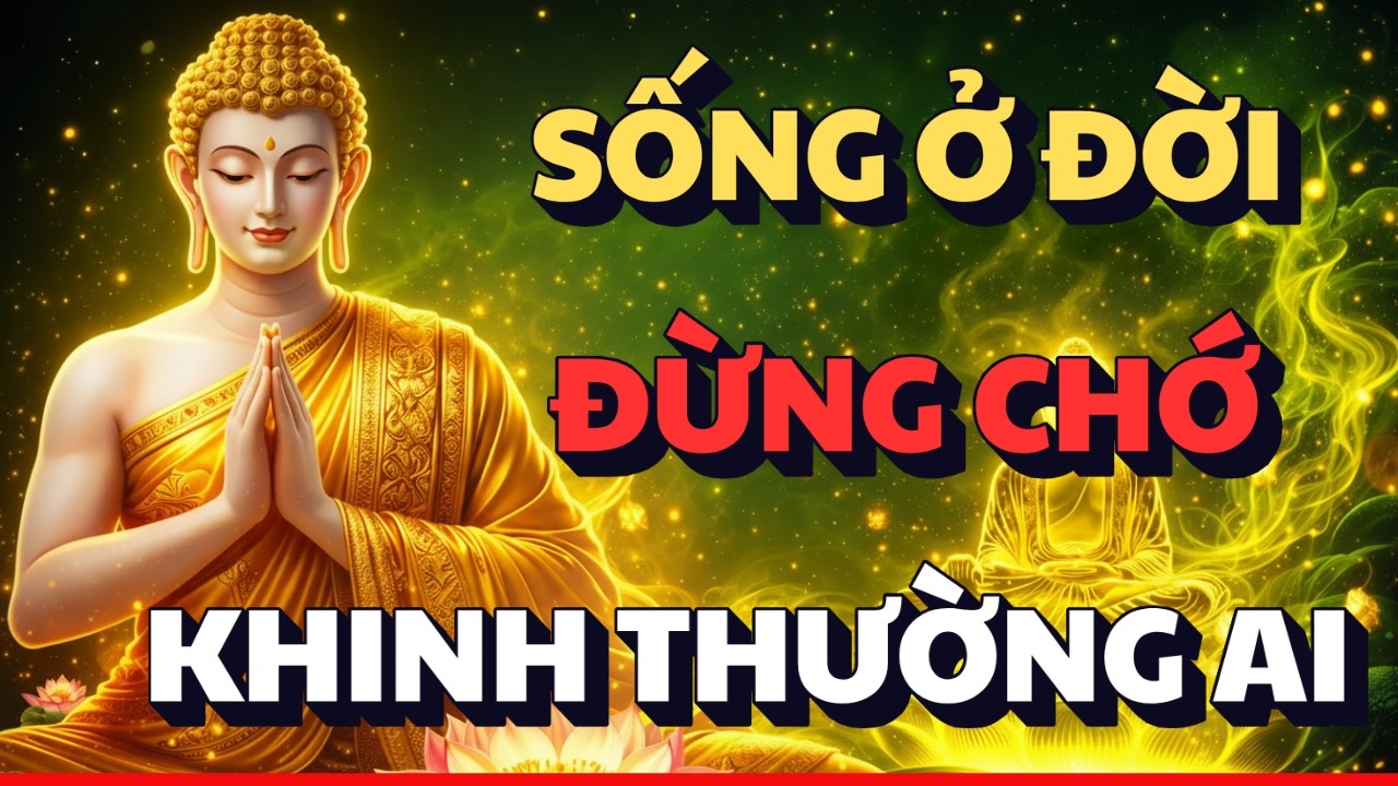 PHẬT DẠY: SỐNG Ở ĐỜI ĐỪNG BAO GIỜ KHINH THƯỜNG NGƯỜI KHÁC VÌ ĐÓ LÀ ÁC NGHIỆP PHẢI TRẢ RẤT ĐAU KHỔ