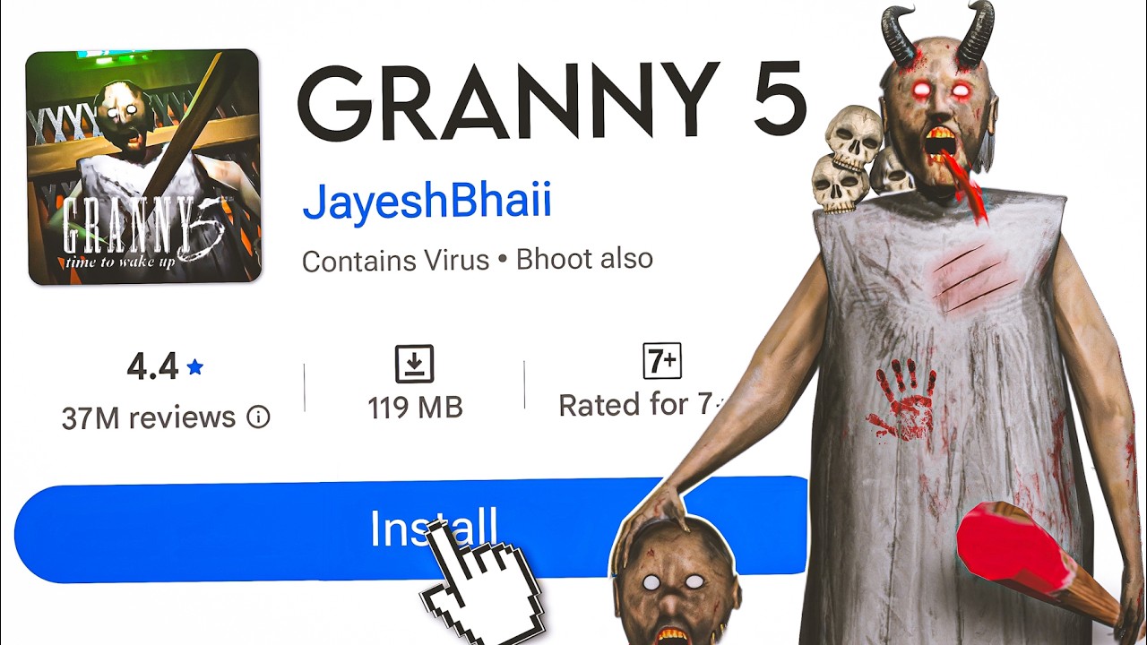 I Found Granny 5 On Playstore...😱