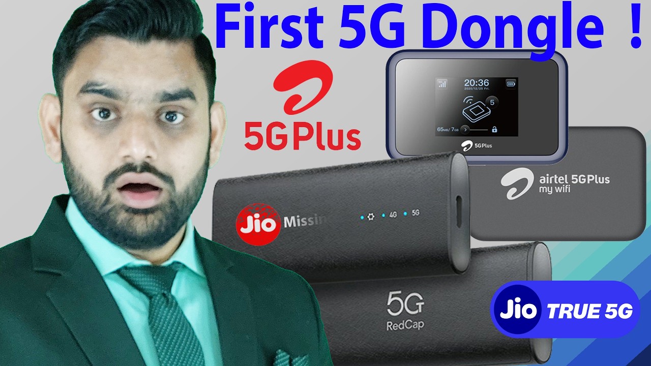 India 5G Dongle | Airtel 5GPlus 5G Dongle | Jio True5G Dongle Missing | 5G Router | 5G Dongle Device