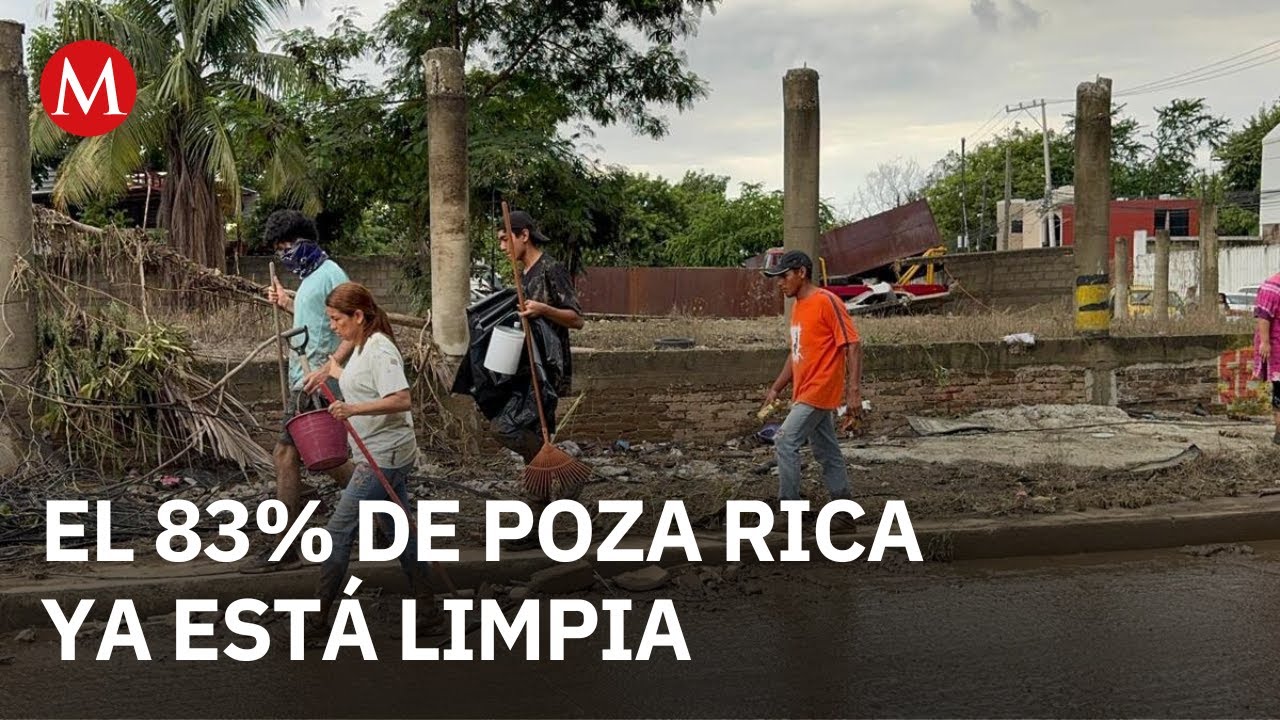 Avanza la limpieza en Poza Rica; reparaci&oacute;n de la central camionera tardar&aacute; varios d&iacute;as
