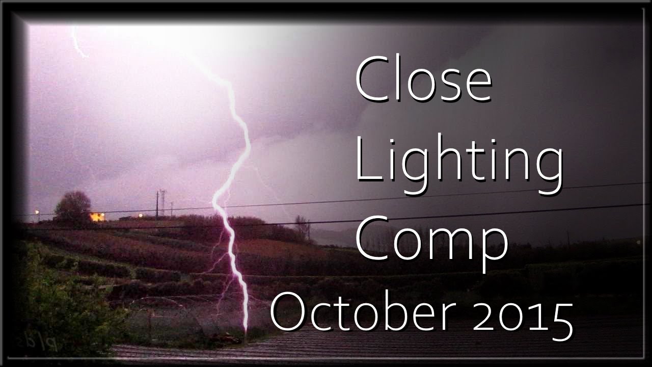 Scary Close Lightning-Strike Compilation [October 2015]