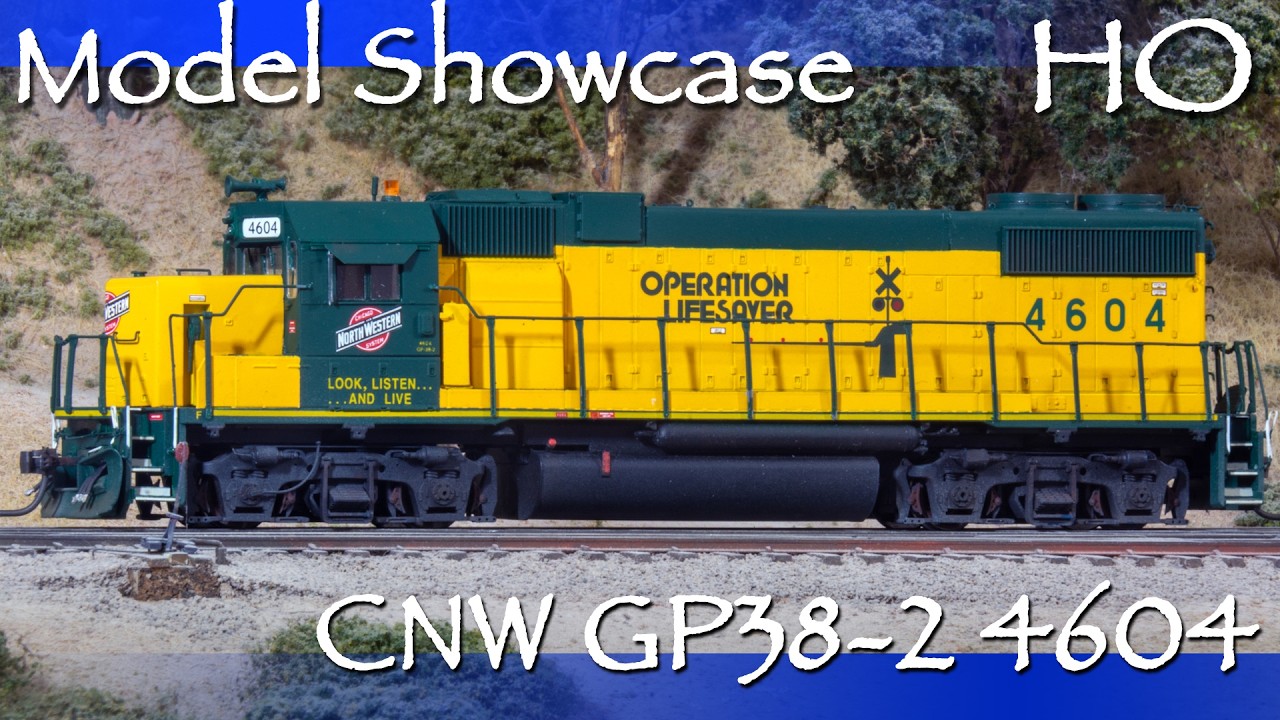 Операция «Спасательный отряд»! - Витрина моделей HO Chicago & Northwestern GP38-2 4604!