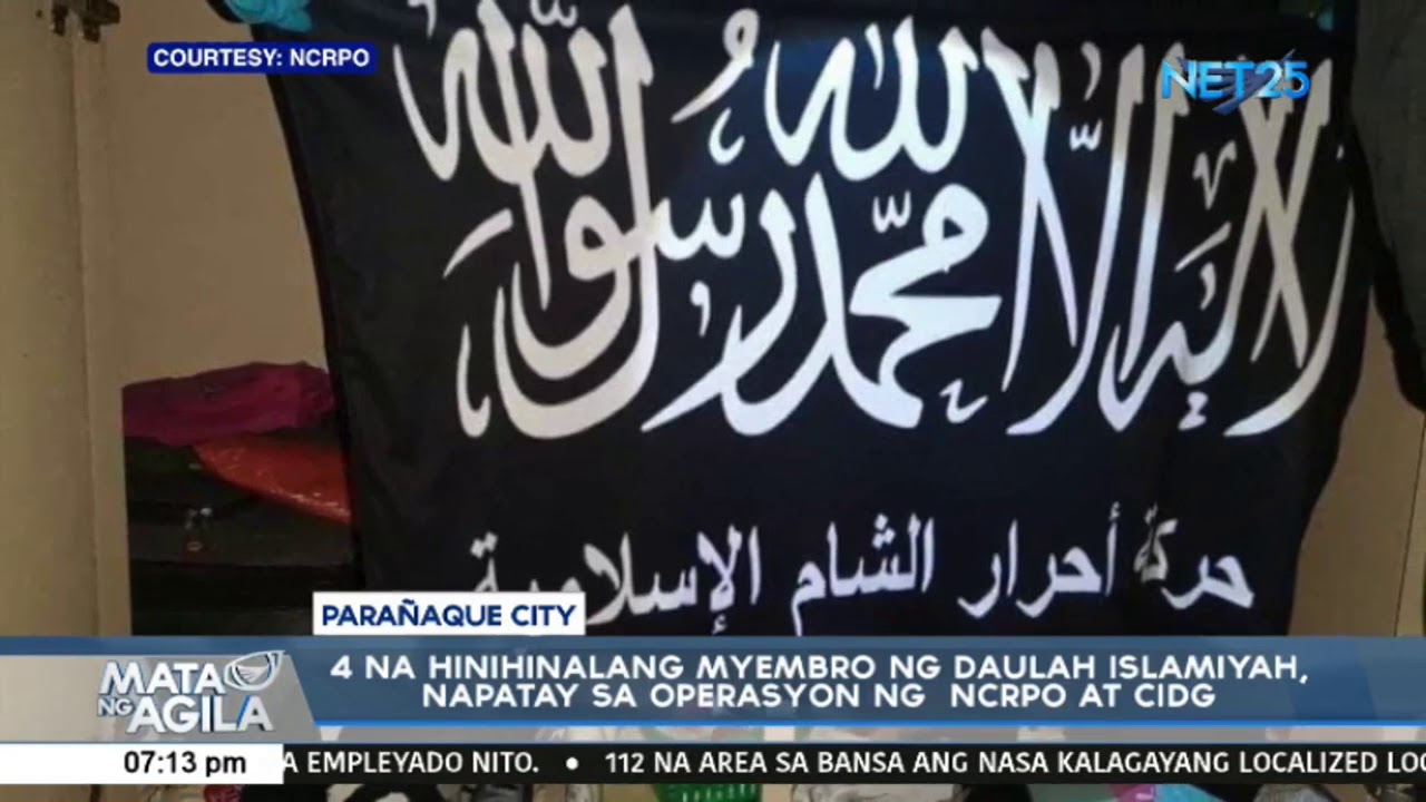 4 na hinihinalang myembro ng Daulah Islamiyah, napatay sa operasyon ng NCRPO at CIDG