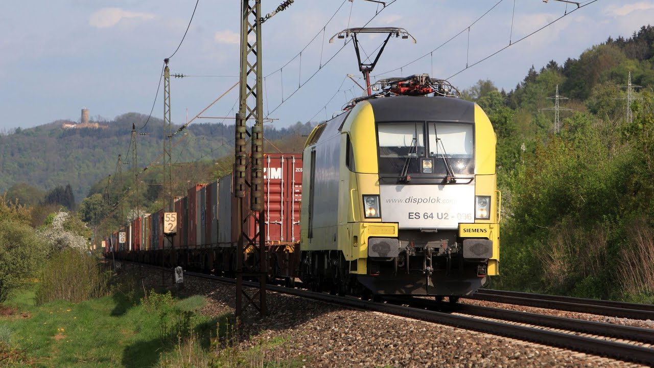 Ein Vormittag an der Filsbahn (Filstalbahn) KBS 750. Eisenbahn Railway Zug Lok
