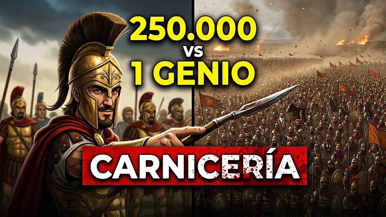 La CARNICERÍA de Gaugamela: El Genio que Despedazó a 250,000 Persas