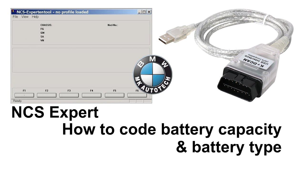 NCS EXPERT Coding - BMW How to code new battery capacity or new battery type with NCS Expert tool